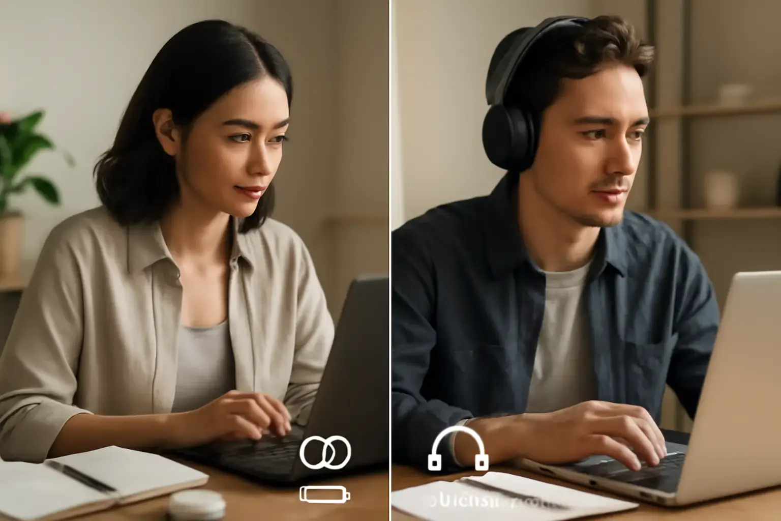 Wireless Earbuds vs Over-Ear Headphones for Remote Workers in 2026: Comfort and Battery Life Decoded