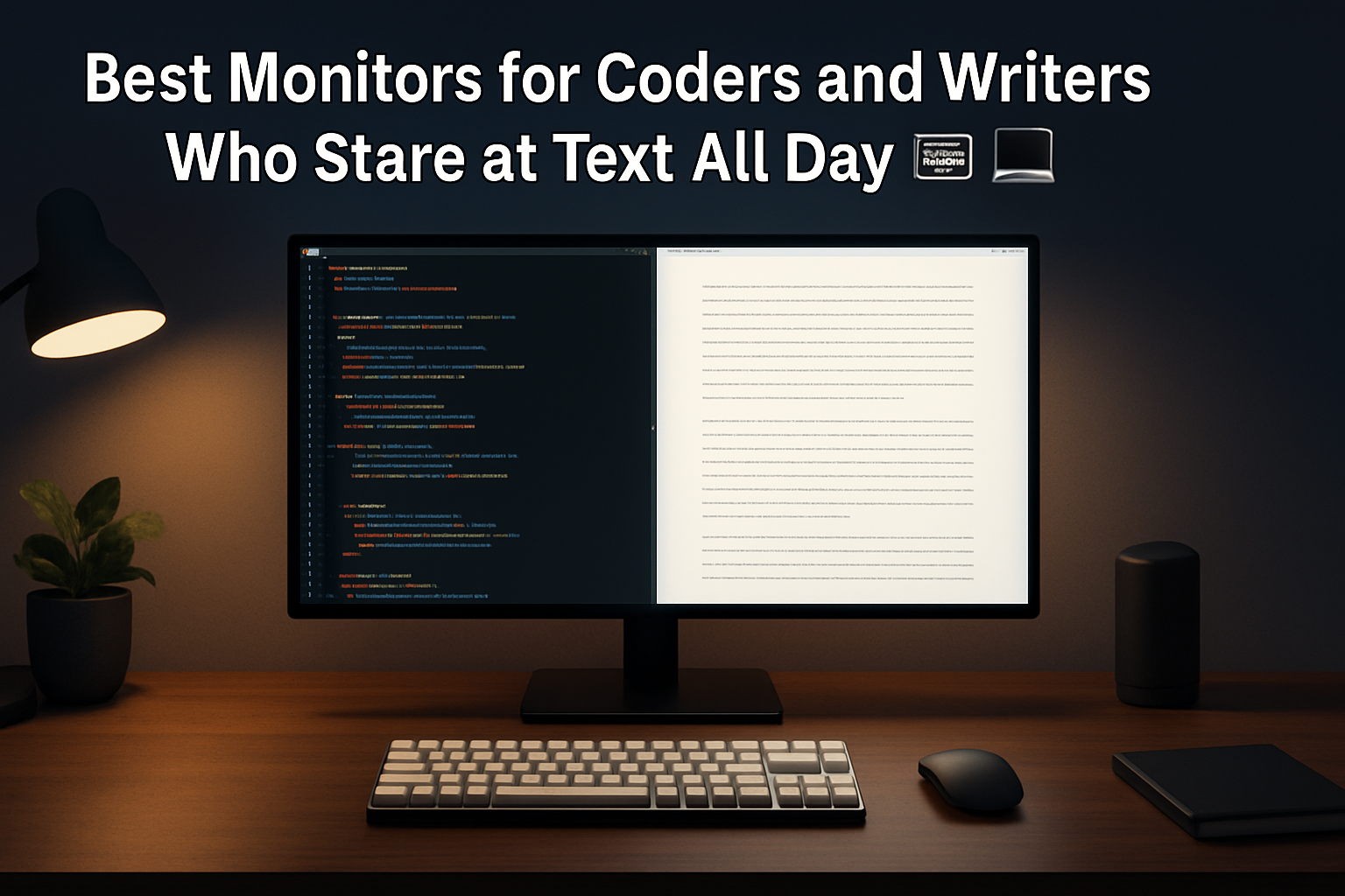 Best Monitors for Coders and Writers Who Stare at Text All Day ⌨️💻
