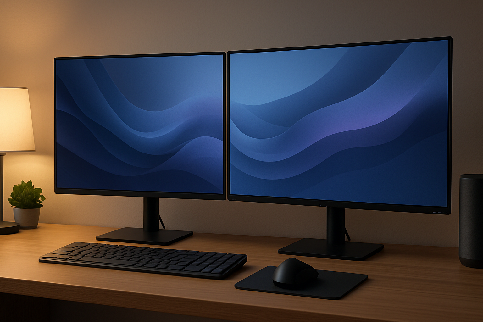 How to Build a Productive Dual-Monitor Desk Setup ⌨️💻