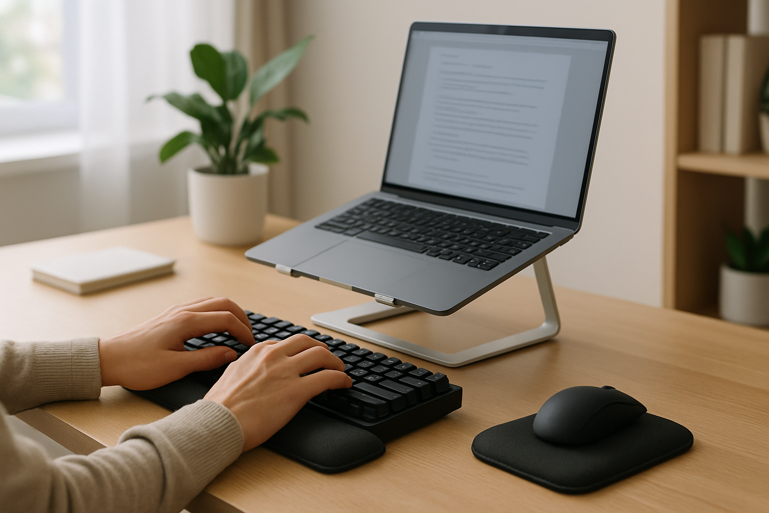 How to Reduce Wrist Pain from Laptop Typing: Practical Ergonomic Tips and Tools ⌨️